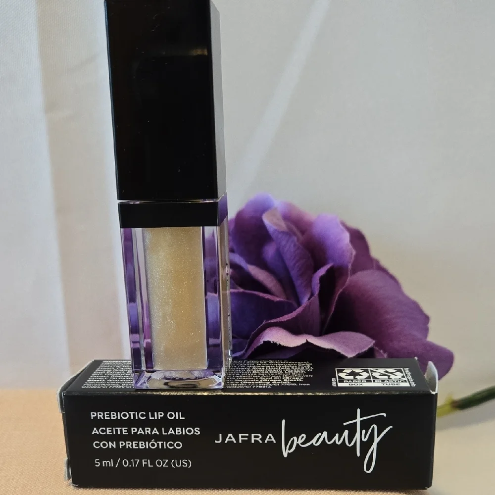 JAFRA Prebiotic Lip Oil Dazzling Gold Limited Edition NWT 5ml